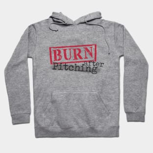 Burn After Pitching Logo Hoodie